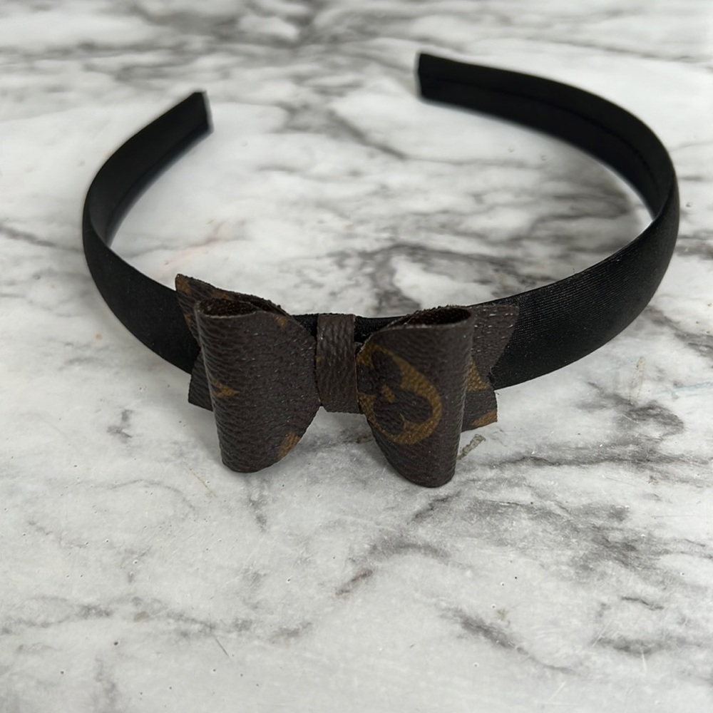 Repurposed Louis Vuitton Bow Headband